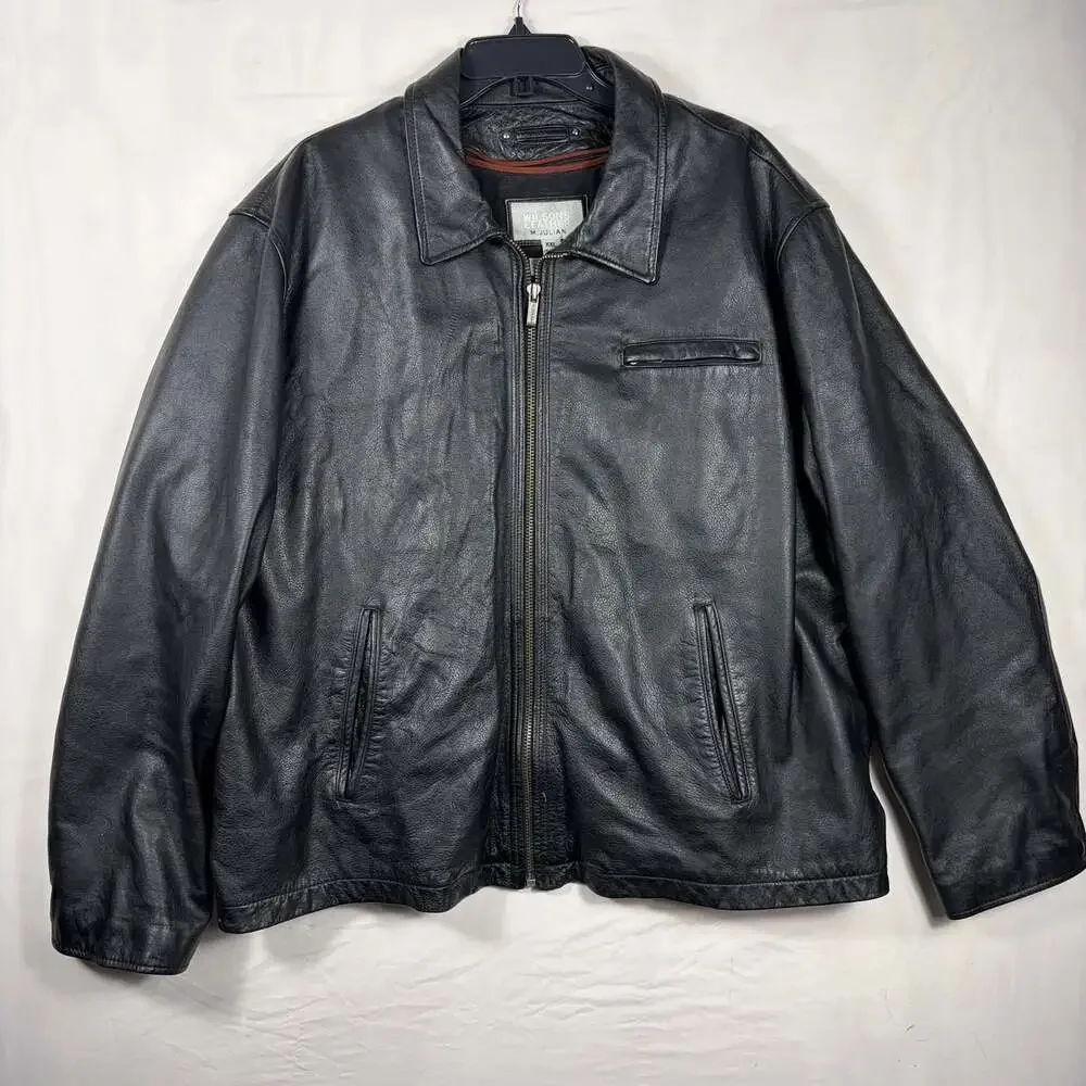 Vintage Wilsons Leather M. Julian Genuine Leather Insulated Bomber Jacket